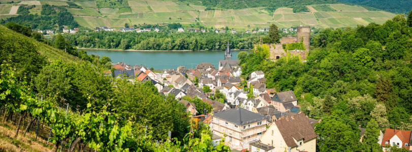 Bild-Nr: 12892727 Niederheimbach mit Burg Heimburg -2n- Erstellt von: Erhard Hess