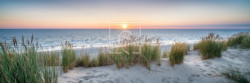 Sonnenuntergang am Strand als FotoTapetendruck 12