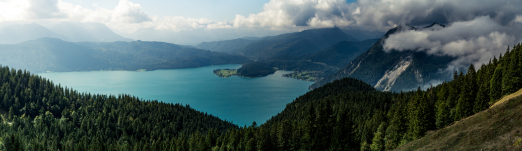 Bild-Nr: 12008566 Panorama vom Walchensee Erstellt von: aCtiOn