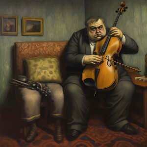 Bild-Nr: 12735864 Der Musiker und sein imaginärer Freund Erstellt von: Heike  Hultsch