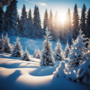 Bild-Nr: 12788742 Winterwald KI Erstellt von: XYRIUS