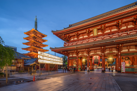 Bild-Nr: 12813022 Senso-ji Tempel am Abend Erstellt von: eyetronic