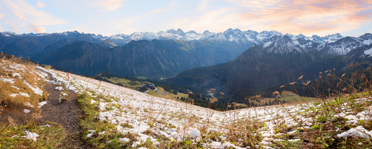Bild-Nr: 12872595 Schneeschmelze am Fellhorn Allgäuer Alpen Erstellt von: SusaZoom