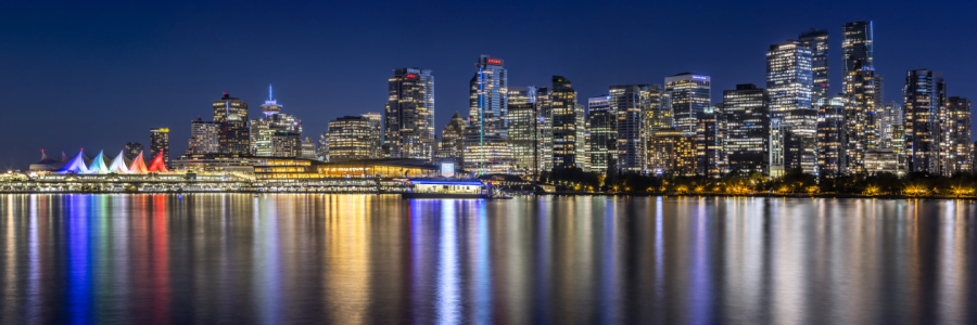 Bild-Nr: 12873038 Eindrucksvolles Abendpanorama von Vancouver Erstellt von: Melanie Viola