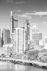 Bild-Nr: 12877760 Blick auf Downtown Philadelphia - Monochrom Erstellt von: Melanie Viola