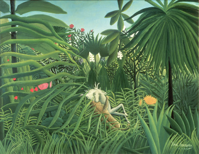 Bild-Nr: 31001168 Jaguar Attacking a Horse, 1910 Erstellt von: Rousseau, Henri Julien Felix