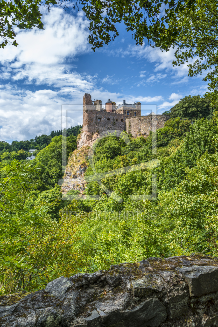 Schloss Oberstein 5 als Teppich perfekt gedruckt 110...