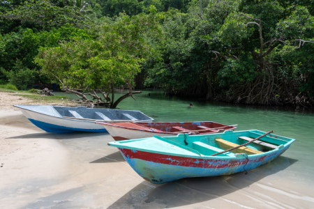 Bild-Nr: 12834382 Boote am Fluss Erstellt von: Bettina Schnittert