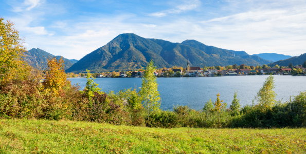 Bild-Nr: 12907761 Blick auf Rottach-Egern und Wallberg am Tegernsee  Erstellt von: SusaZoom