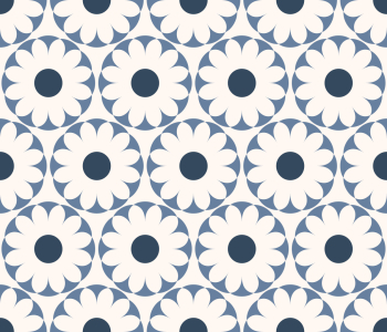 Bild-Nr: 9013068 Azulejo Blumen Erstellt von: patterndesigns-com