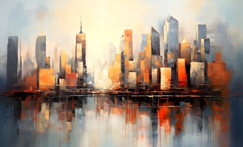 Bild-Nr: 12766340 skyline KI Erstellt von: Heike  Hultsch