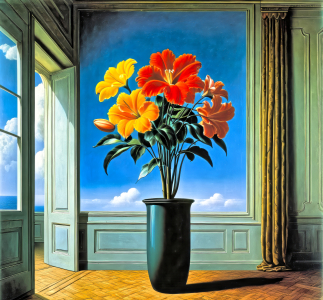 Bild-Nr: 12831912 Lilien in Vase KI Erstellt von: XYRIUS