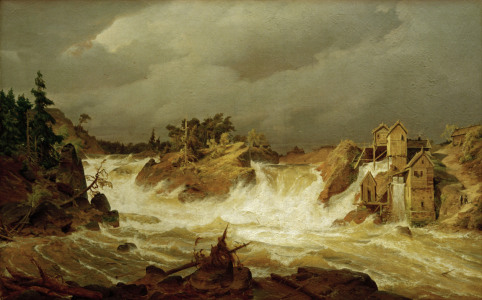 Bild-Nr: 30000068 A.Achenbach, Die Trollhättan-Fälle Erstellt von: Achenbach, Andreas