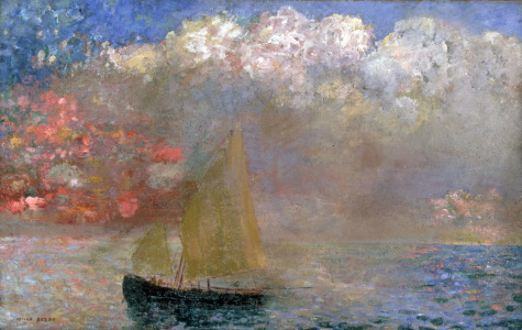 Bild-Nr: 30009782 O.Redon, Le Voilier, c.1900. Erstellt von: Redon, Odilon