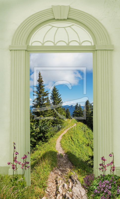 frei wählbarer Bildausschnitt für Ihr Bild auf Türfolie