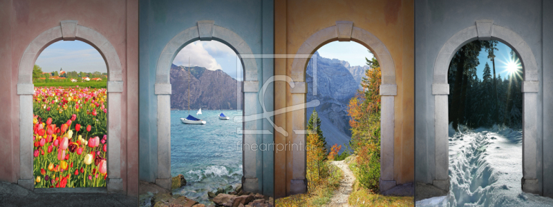 frei wählbarer Bildausschnitt für Ihr Bild auf Türfolie