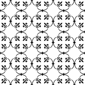 Bild-Nr: 9008528 Fleur-de-lis Schmiedekunst Erstellt von: patterndesigns-com