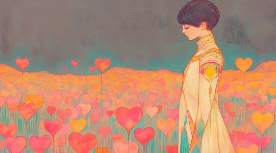 Bild-Nr: 12877022 Valentinstag KI Erstellt von: Heike  Hultsch