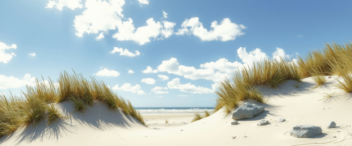 Bild-Nr: 12915984 Strandlandschaft KI Erstellt von: XYRIUS